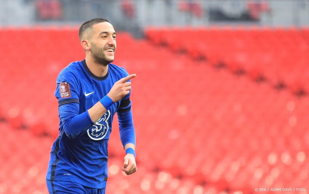 Gretige Ziyech leidt Chelsea naar finale FA Cup 