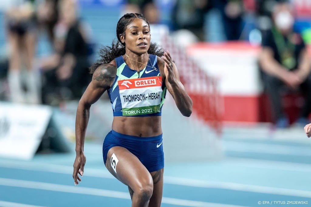 Thompson noteert met 10,89 beste tijd van dit jaar op 100 meter