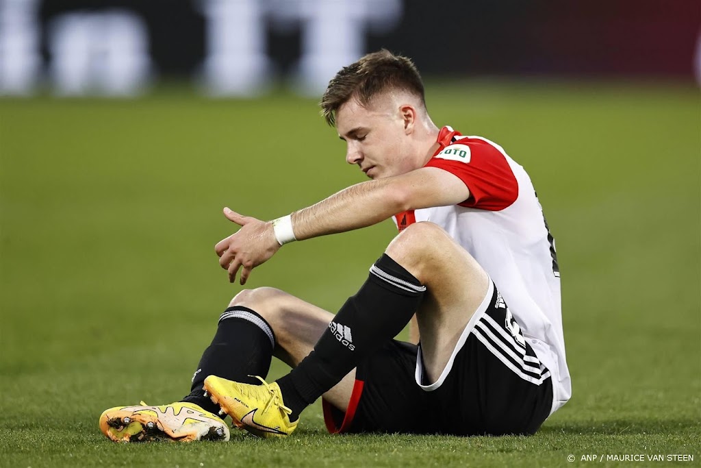 Feyenoorder Walemark dit seizoen niet meer in actie