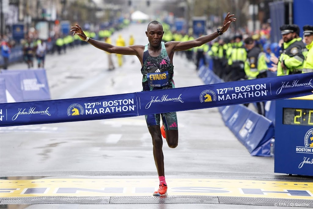 Keniaan Chebet opnieuw beste in marathon Boston, Kipchoge zesde