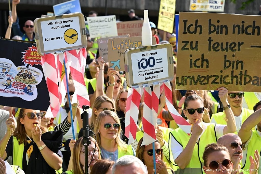 Lufthansa schrapt opnieuw honderden vluchten om stakingen