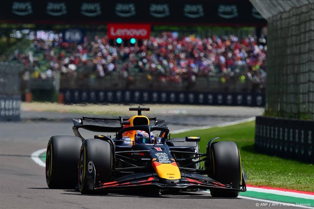 Verstappen start in Imola op de tweede plek achter Piastri