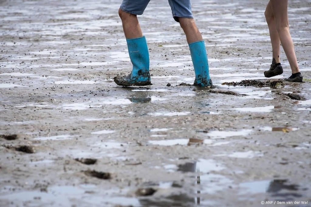 Gestrande wadlopers met reddingsboten en heli van wad gehaald