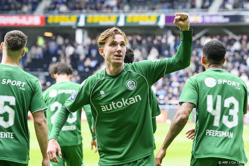 FC Groningen met zege naar play-offs om Europees voetbal 