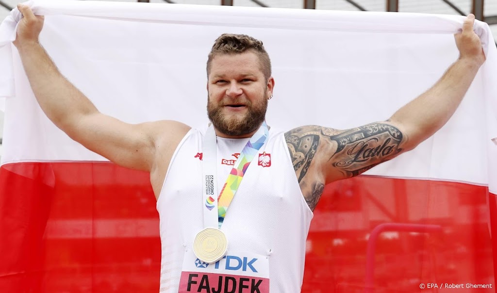 Vijfde wereldtitel kogelslingeren voor Pool Fajdek