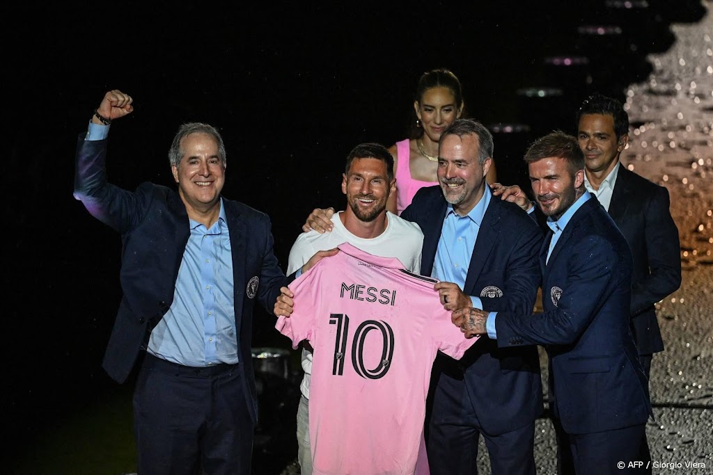 Flitsende presentatie Messi bij Inter Miami