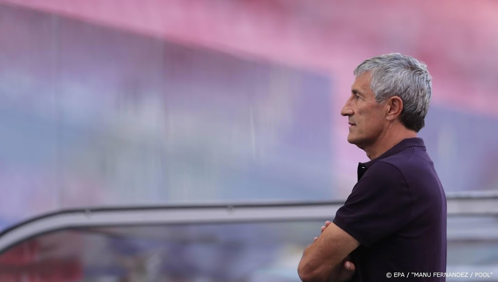 'Coach Setién van FC Barcelona ontslagen'