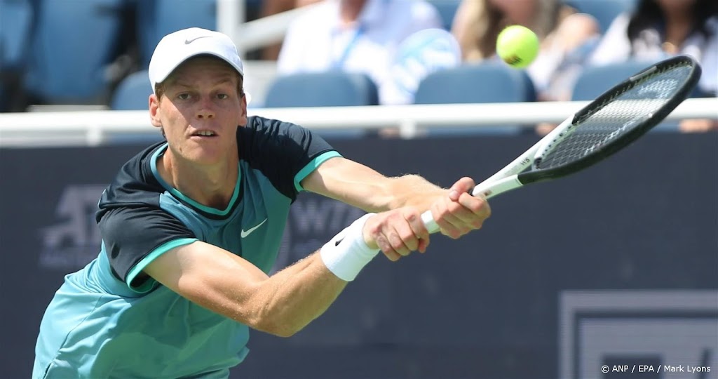 Tennisser Sinner naar halve finale na revanche op Roeblev
