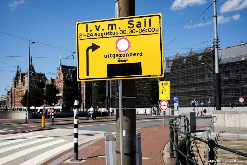 Amsterdamse Oranjesluizen klaar voor topdrukte tijdens SAIL