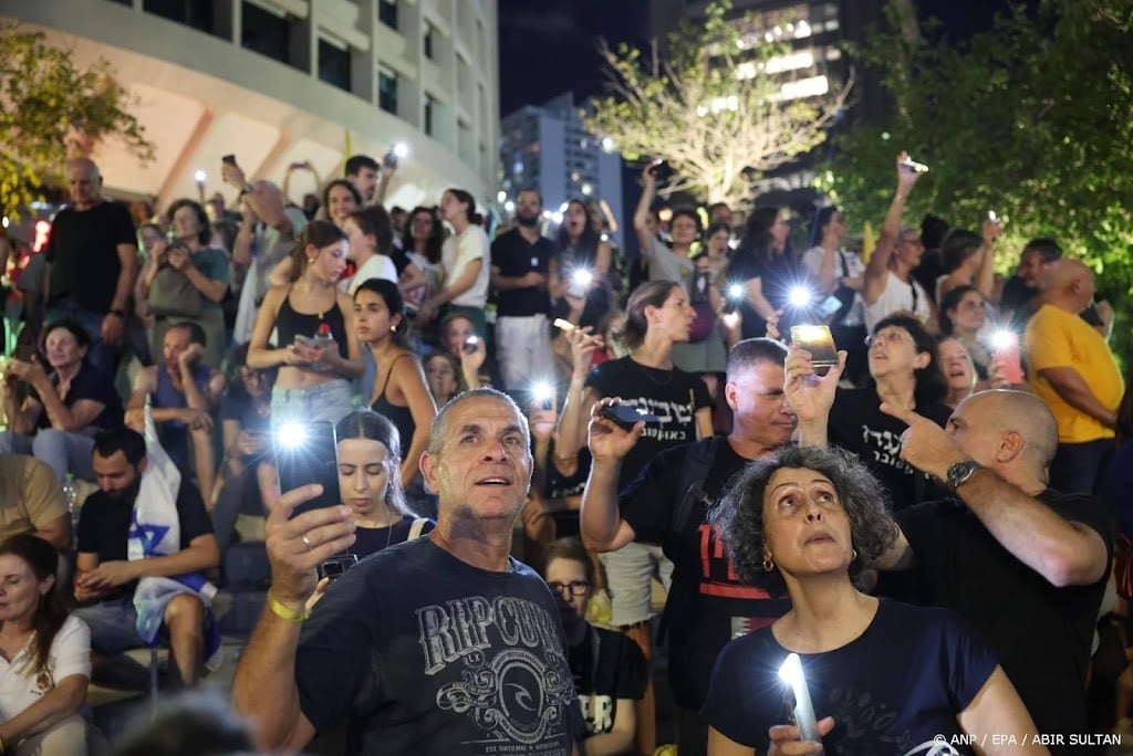 Meer dan 200.000 betogers in Tel Aviv eisen einde Gaza-oorlog