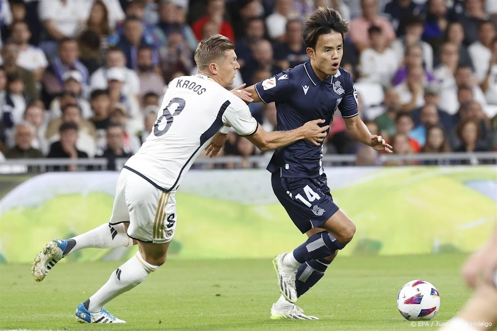 Real Madrid draait na rust achterstand om tegen Sociedad