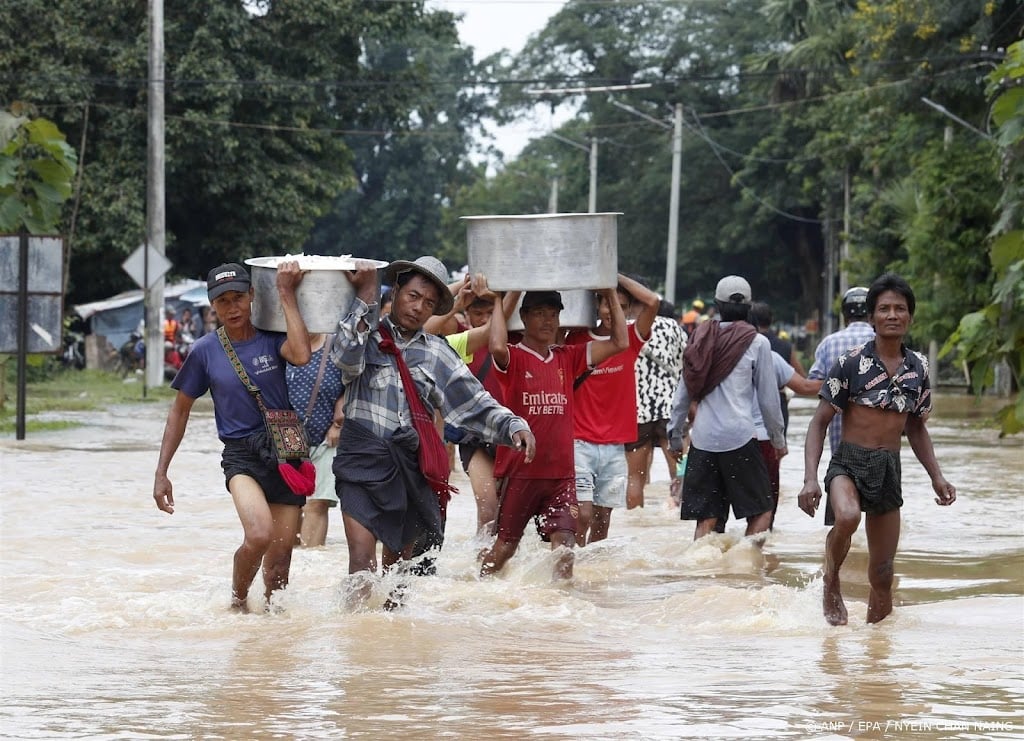 Al meer dan tweehonderd doden door overstromingen Myanmar