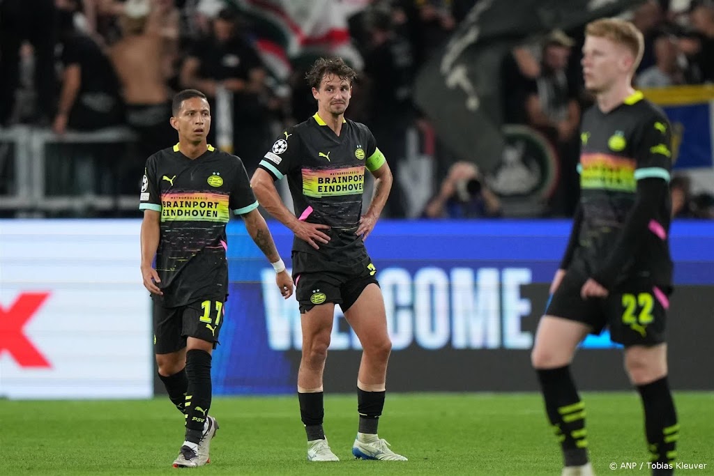 Machteloos PSV in Champions League hard onderuit bij Juventus 