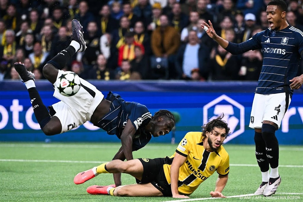 Aston Villa boekt eenvoudige zege bij Young Boys in CL