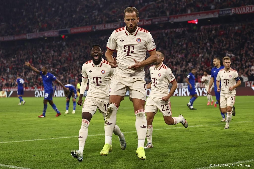 Bayern laat Zagreb met 9-2 kansloos, Kane scoort vier keer