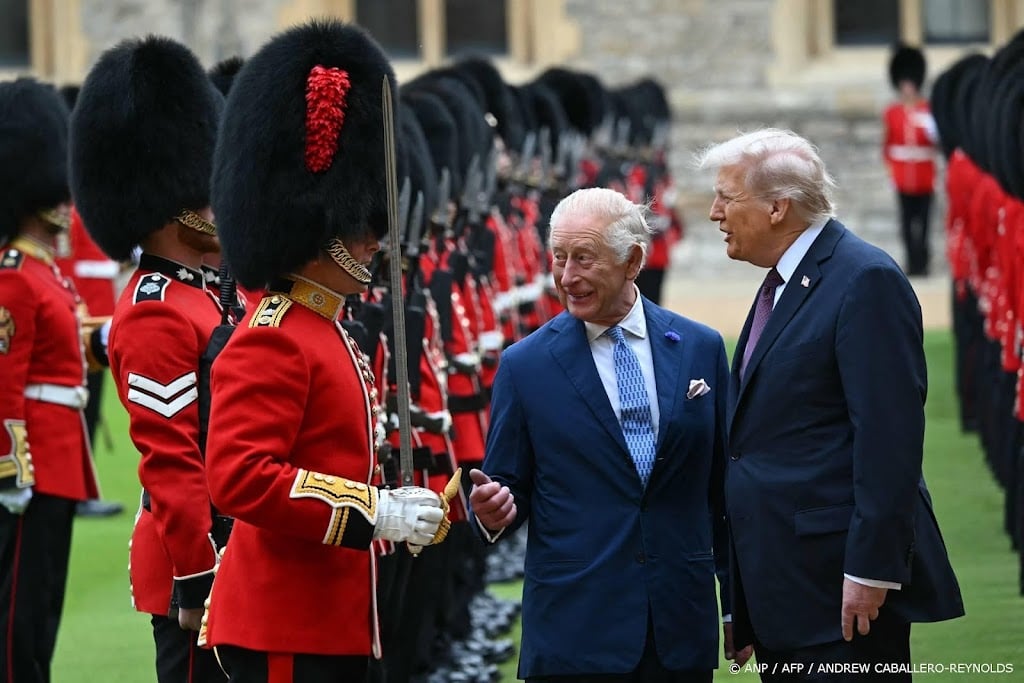 Britse koningshuis ontvangt Trump op Windsor Castle