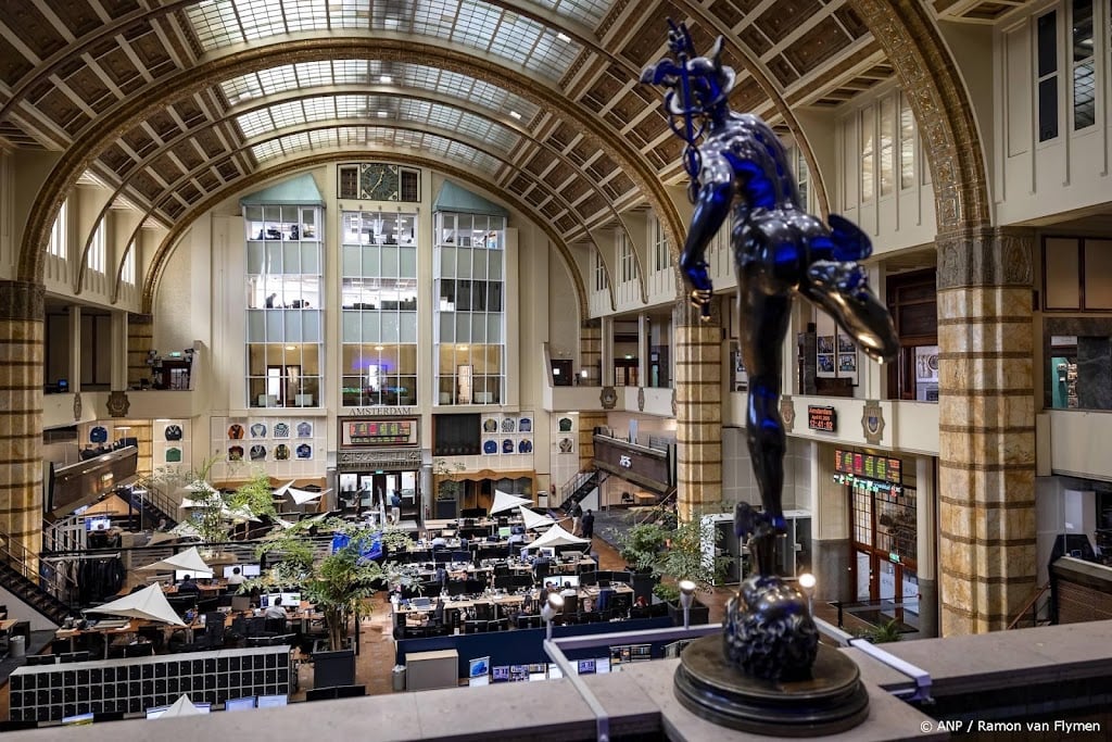 AEX-index begint met kleine winst na renteverhoging in VS