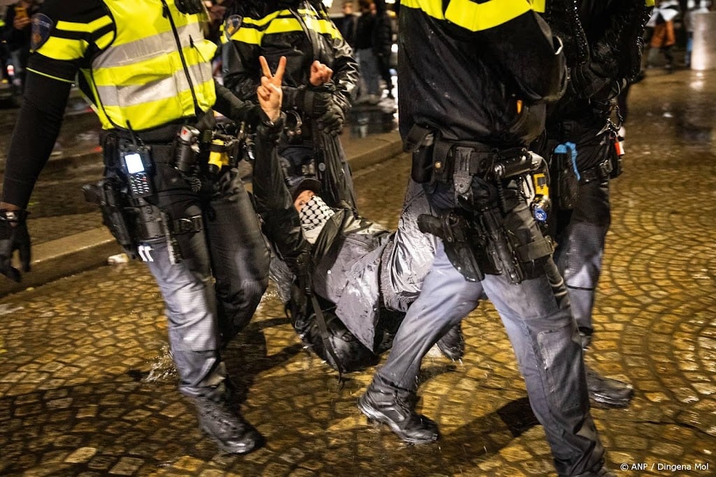 Bijna 60 aanhoudingen rondom Israël-manifestatie op de Dam