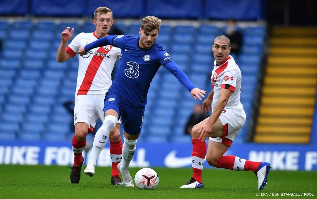 Chelsea speelt gelijk tegen Southampton bij debuut Ziyech