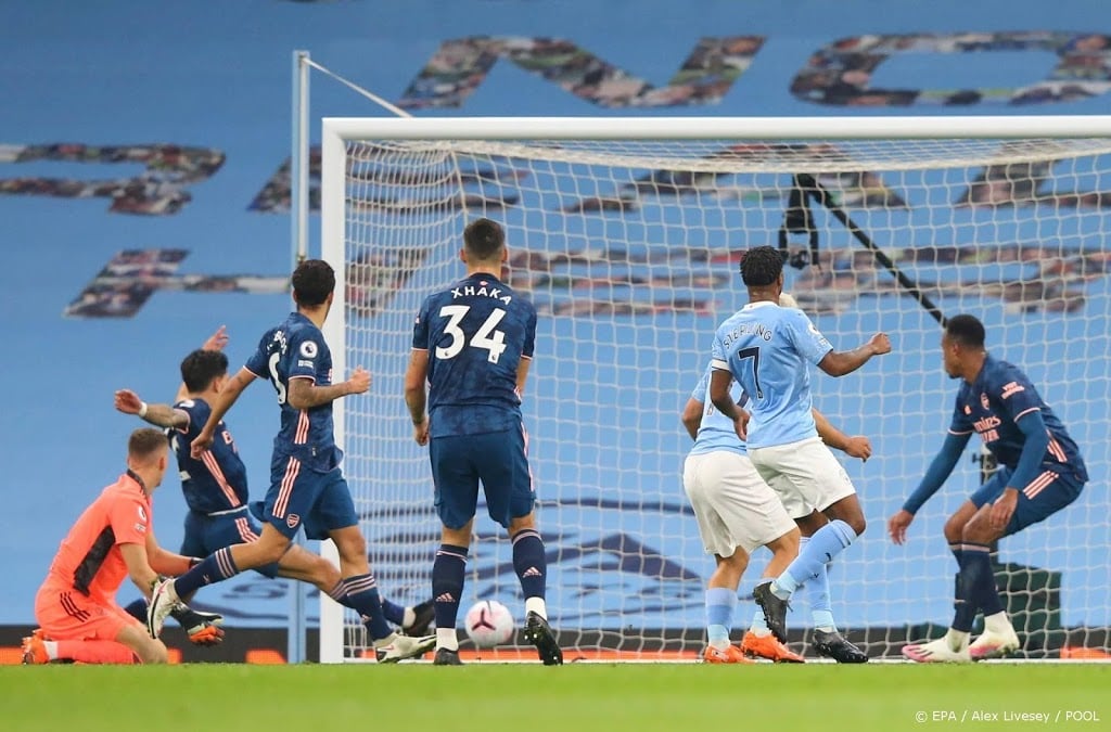 Manchester City wint met 1-0 van Arsenal in kansarm duel