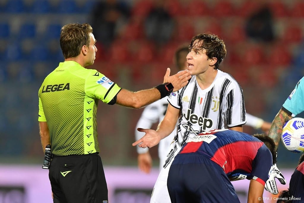 Juventus blijft tegen laagvlieger Crotone steken op 1-1