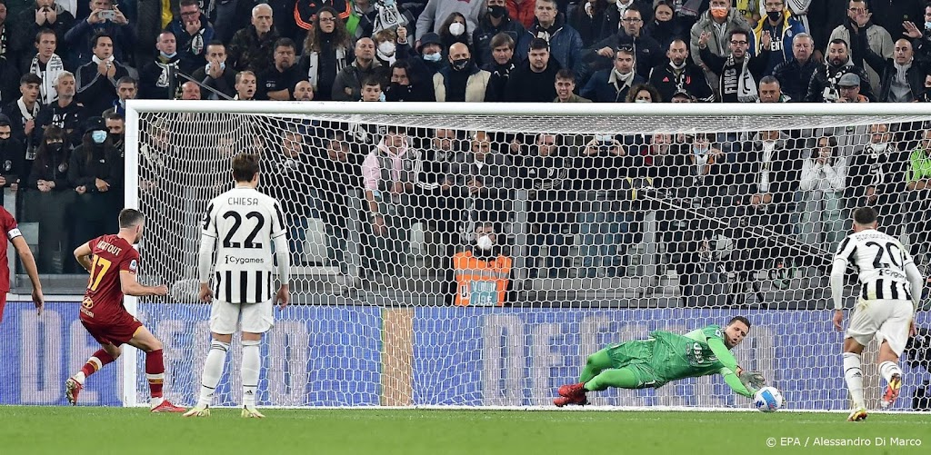 Benauwde zege Juventus tegen AS Roma 