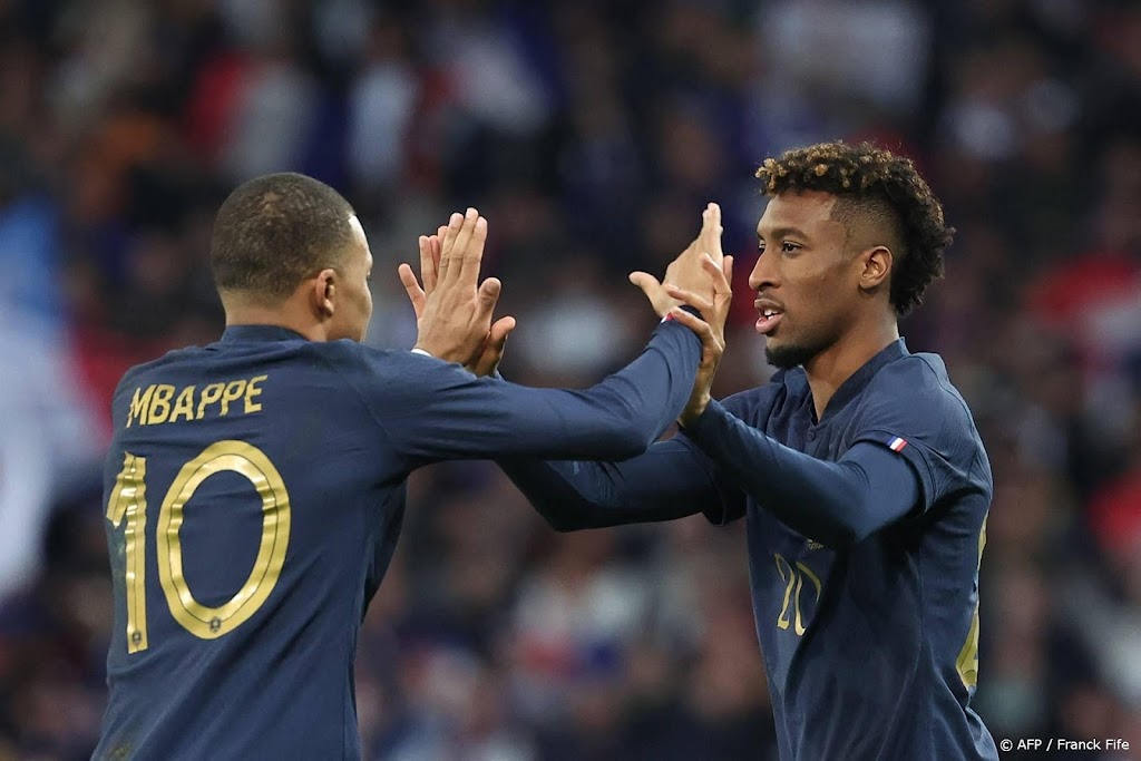 Frankrijk wint in oefenwedstrijd ruim van Schotland 