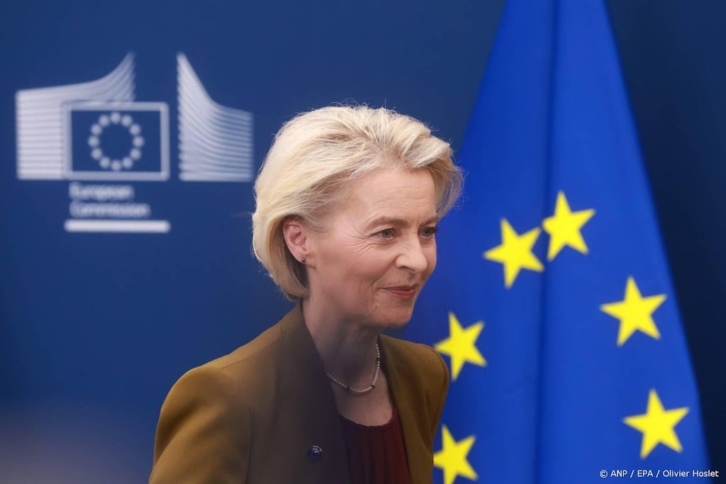 Von der Leyen: meeting Poetin-Trump die leidt tot vrede is welkom