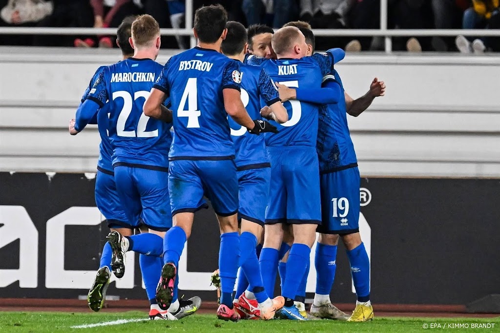 Voetballers Kazachstan houden kans op ticket voor EK