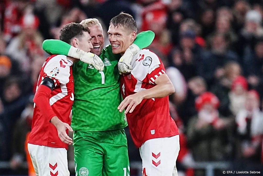 Deense voetballers zeker van deelname EK na winst op Slovenië 