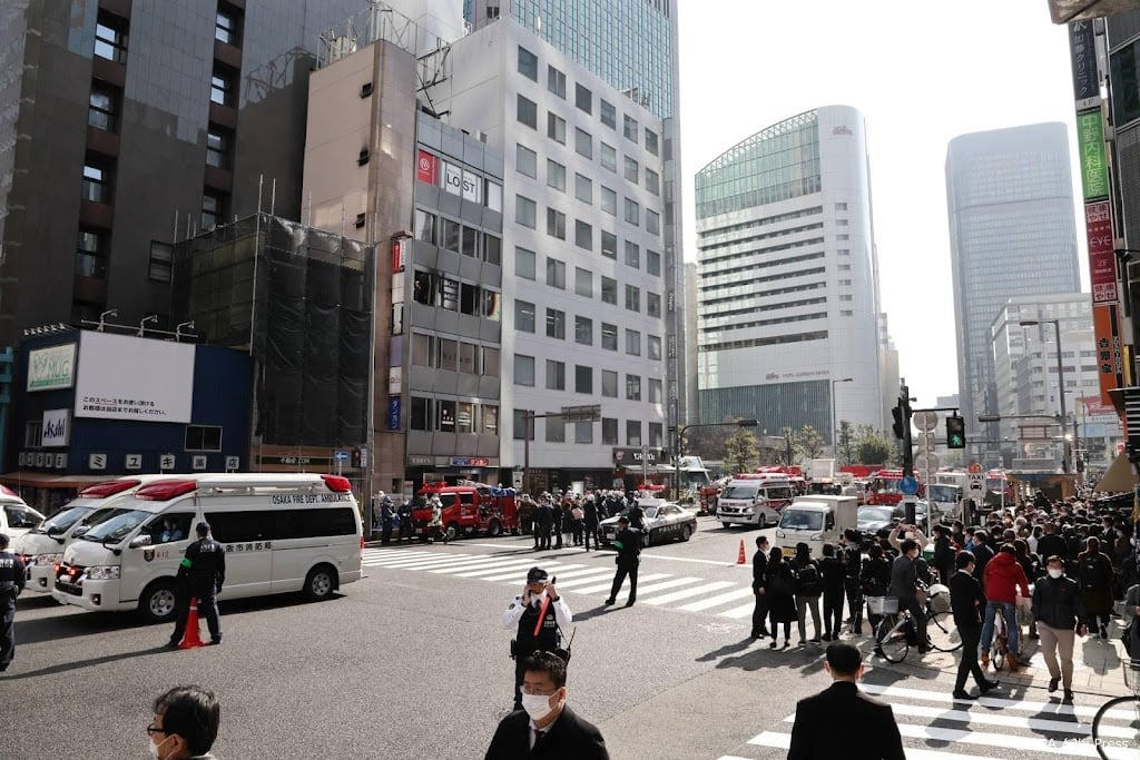 Veel doden door brand in Japans kantoorpand