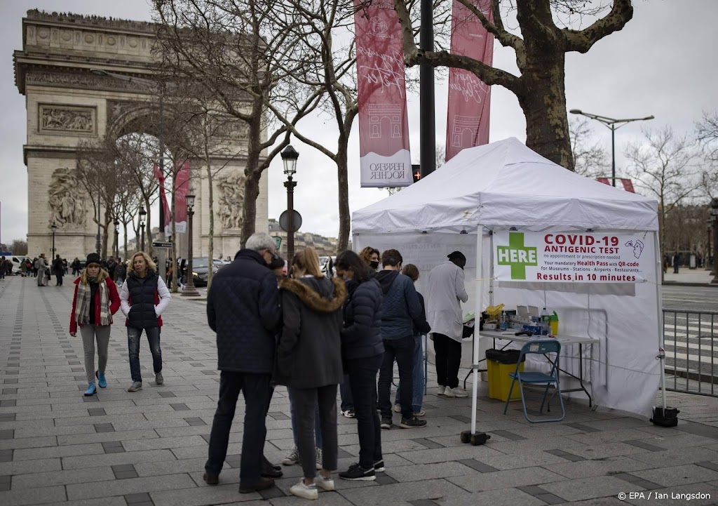 Frankrijk rapporteert bijna half miljoen besmettingen in etmaal