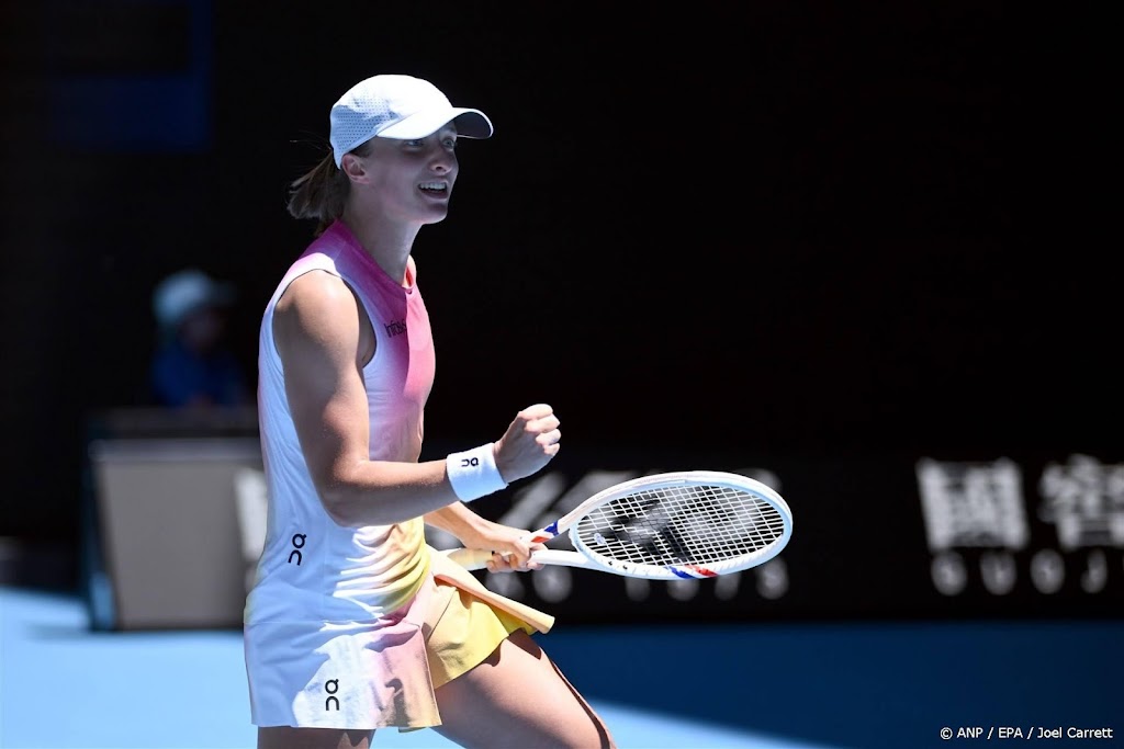 Tennisster Swiatek naar vierde ronde Australian Open