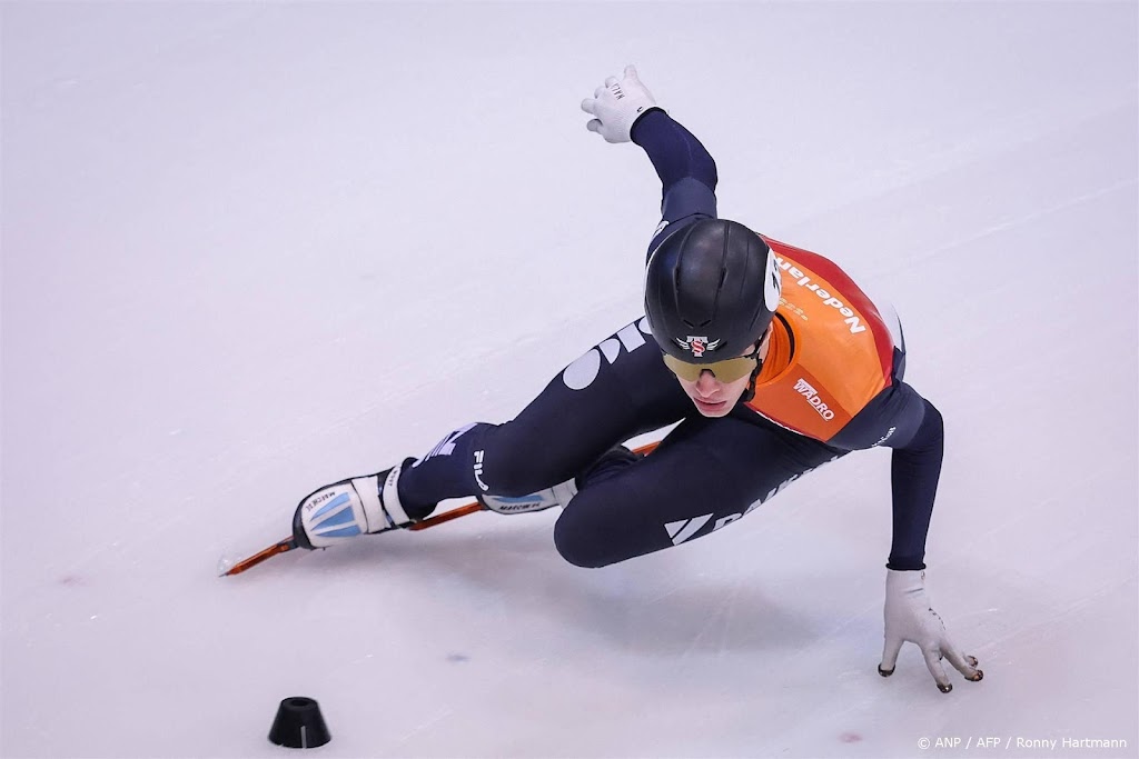 Tweede Europese titel shorttracker Van 't Wout op 1500 meter
