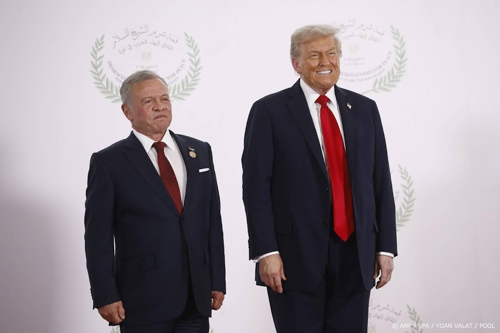 Jordaanse koning ook uitgenodigd voor vredesraad Gaza