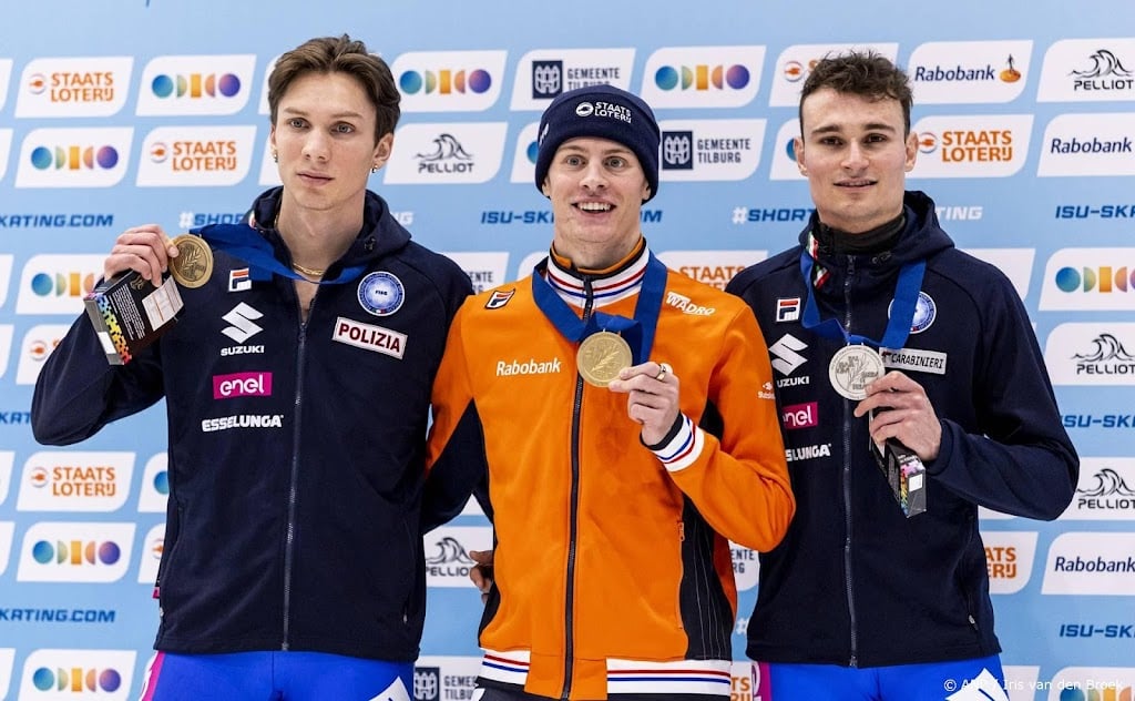 Van 't Wout verzekert zich bij EK ook van goud op 1000 meter