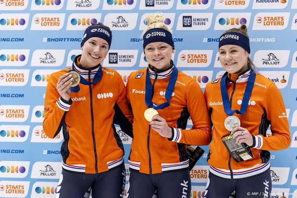 Nederlands podium bij 500 meter vrouwen op EK shorttrack