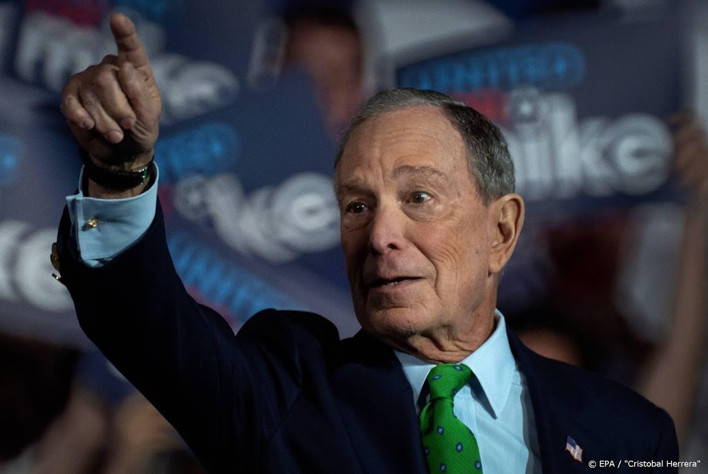 Miljardair Bloomberg kwalificeert zich voor debat Democraten