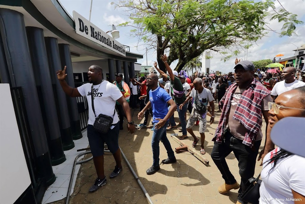 Protestleider Suriname ontkent aanzetten tot geweld