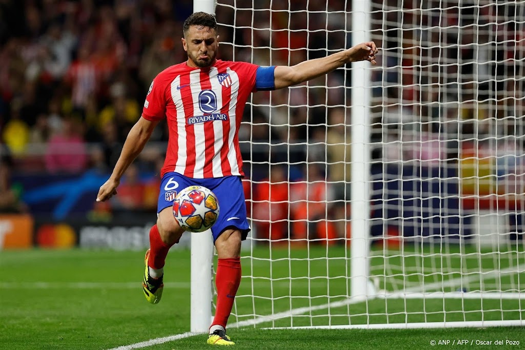 Atlético Madrid voorlopig zonder geblesseerde aanvoerder Koke