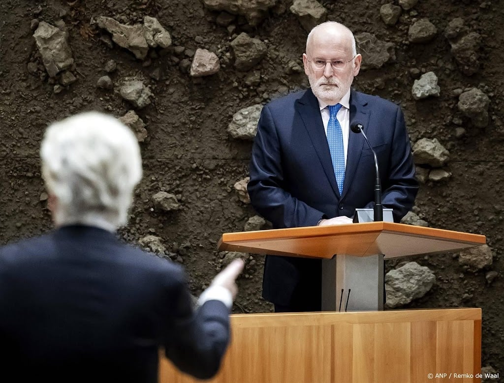 Timmermans gaat niet mee in Wilders' optimisme over Oekraïne