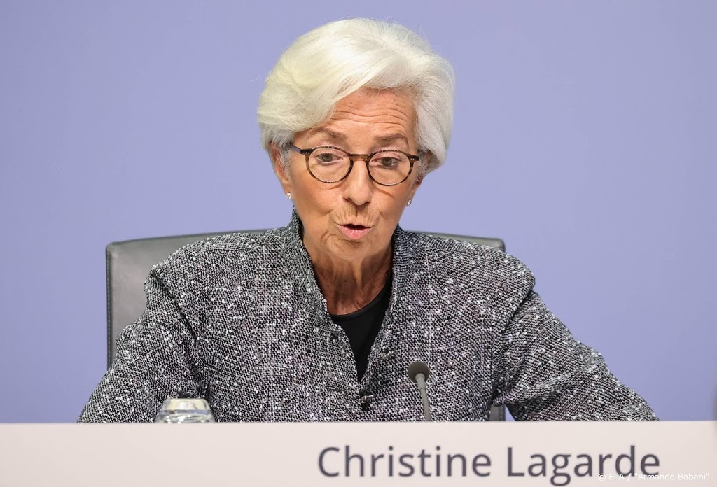 'Lagarde vreest stevige krimp economie eurozone door corona'