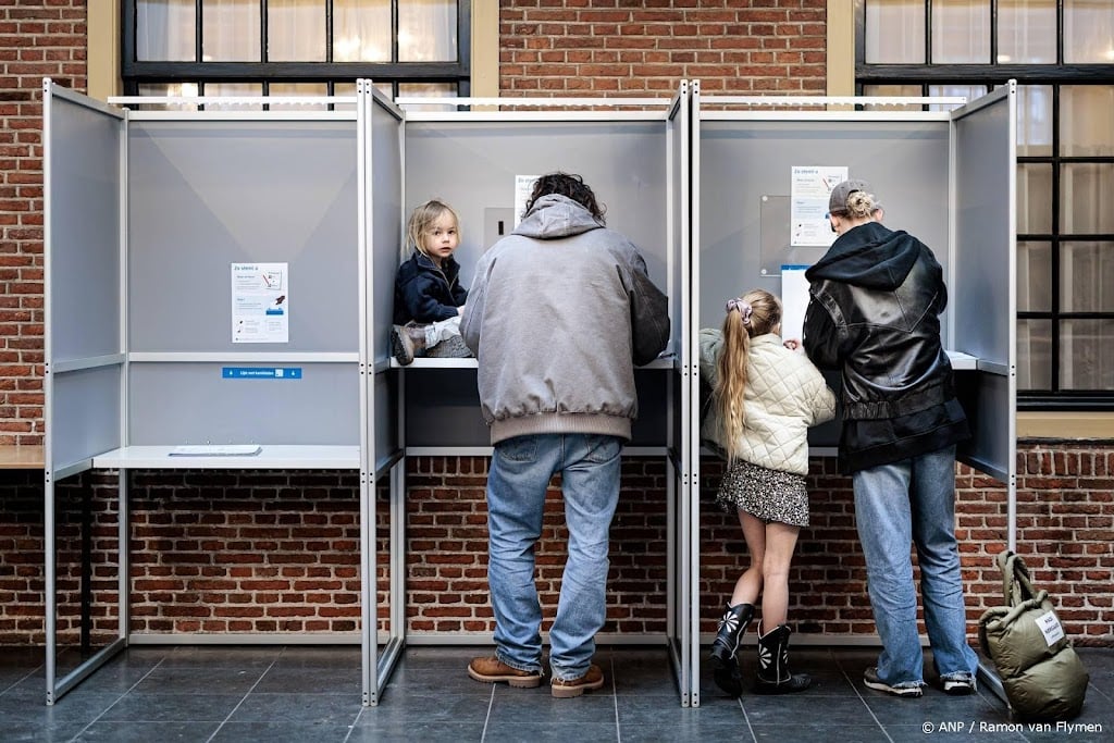 Opkomst om 18.00 uur in enkele gemeenten boven de 40 procent