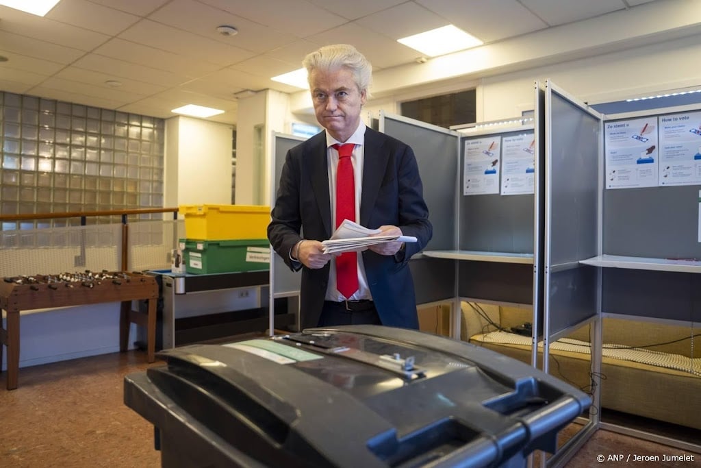 PVV-leider Wilders dankt kiezers voor 'prachtige resultaten'