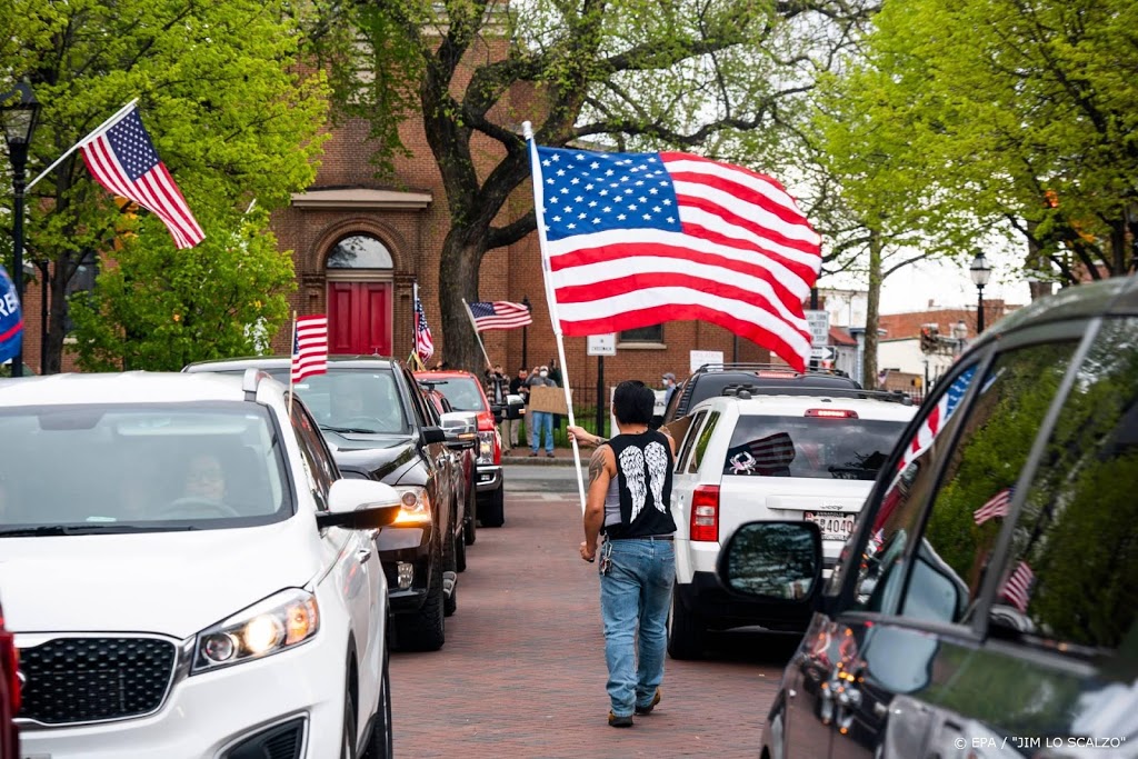 Demonstraties tegen lockdown in hoofdsteden Amerikaanse staten