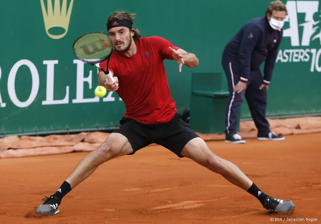 Tsitsipas oppermachtig in finale graveltoernooi Monte Carlo