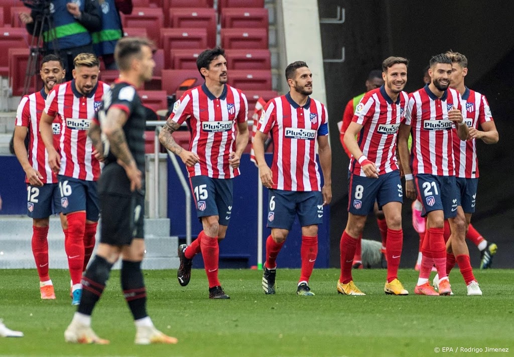 Koploper Atlético Madrid ruim langs hekkensluiter Eibar