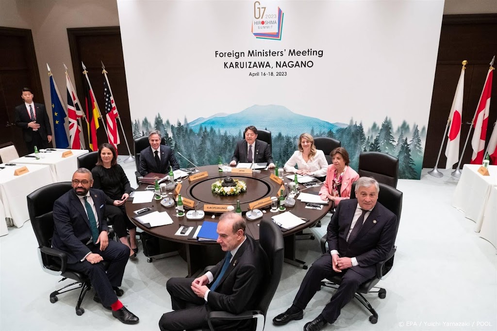 G7-landen eensgezind over Taiwan, Oekraïne en Noord-Korea