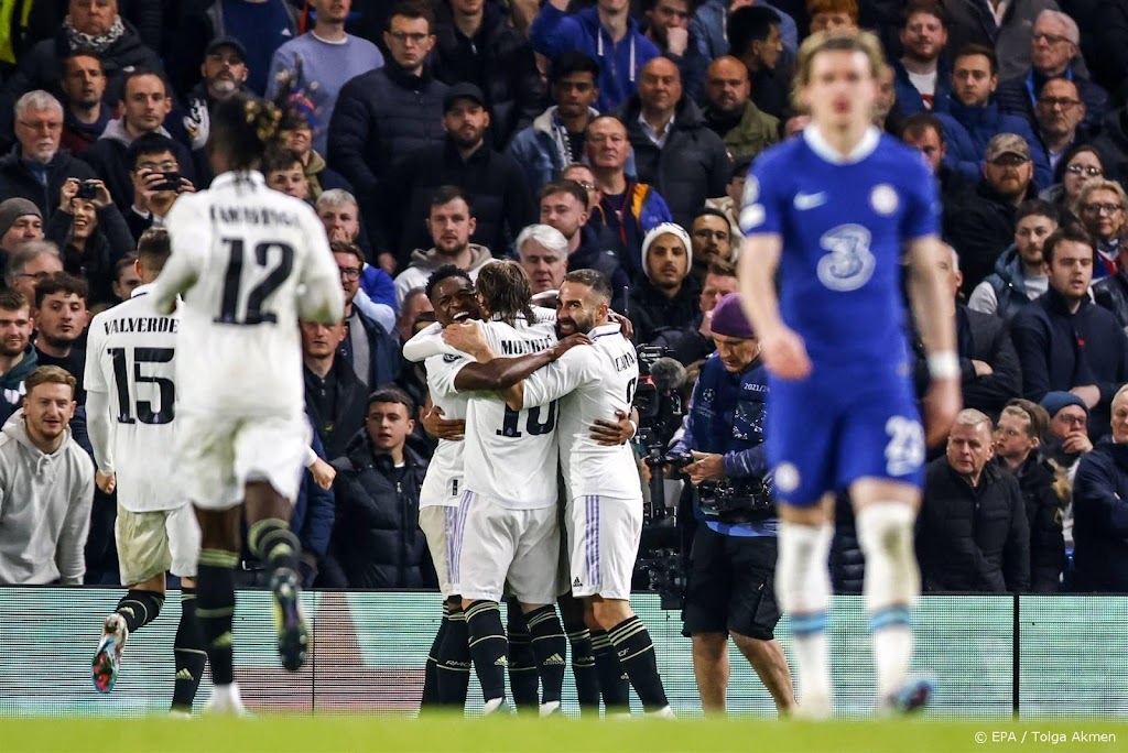 Real schakelt Chelsea opnieuw uit in kwartfinale Champions League