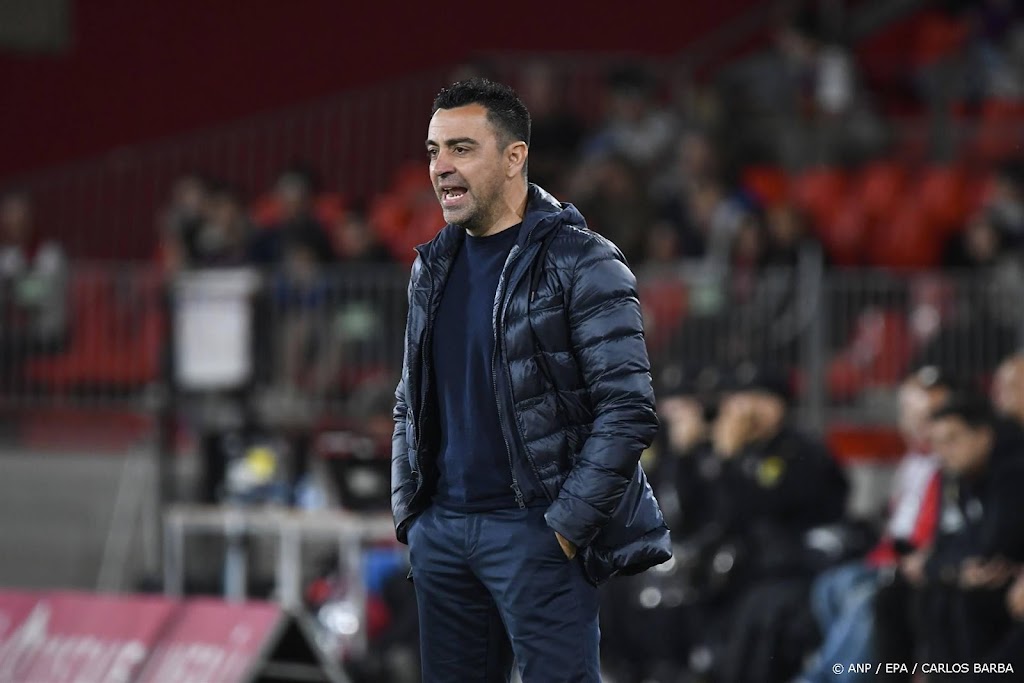 Trainer Xavi vreest niet voor ontslag bij FC Barcelona